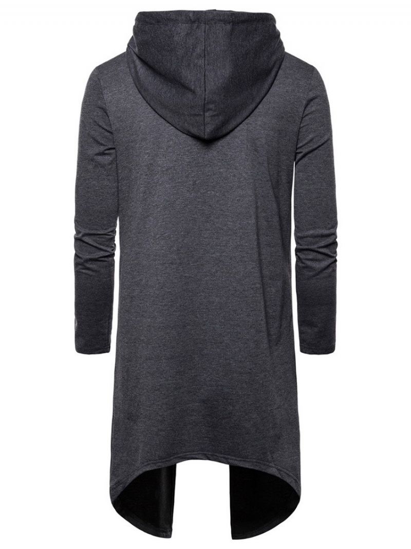 Pullover Plain Asymmetric Fall Casual Hupparit