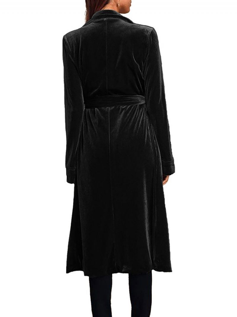 Long Lapel Belt Western Regular Trenssitakki