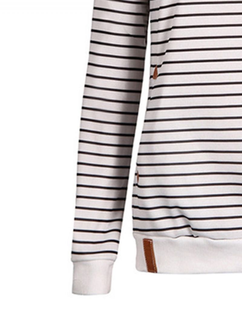 Stripe Loose Casual Cool Huppari