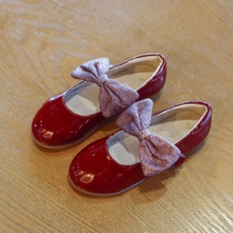 Bowknot Spring Round Toe Kengät