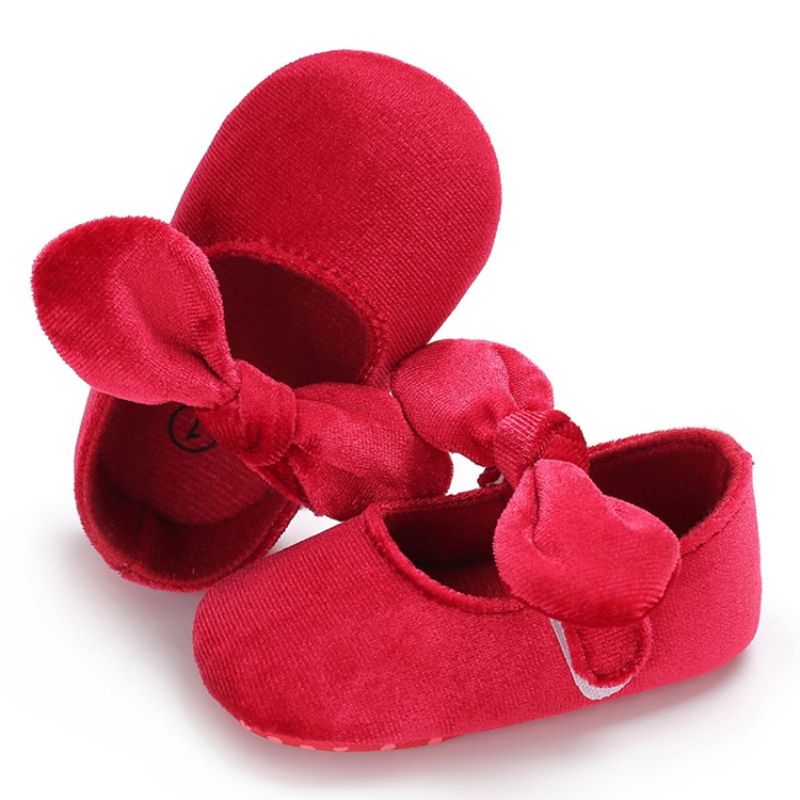 Velcro Bowknot Taaperon Kengät