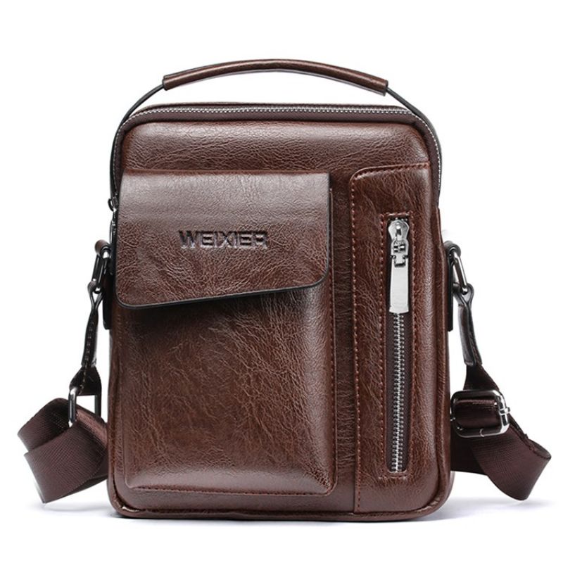 Tavalliset Eurooppalaiset Pu Square Crossbody Laukut