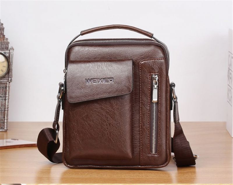 Tavalliset Eurooppalaiset Pu Square Crossbody Laukut