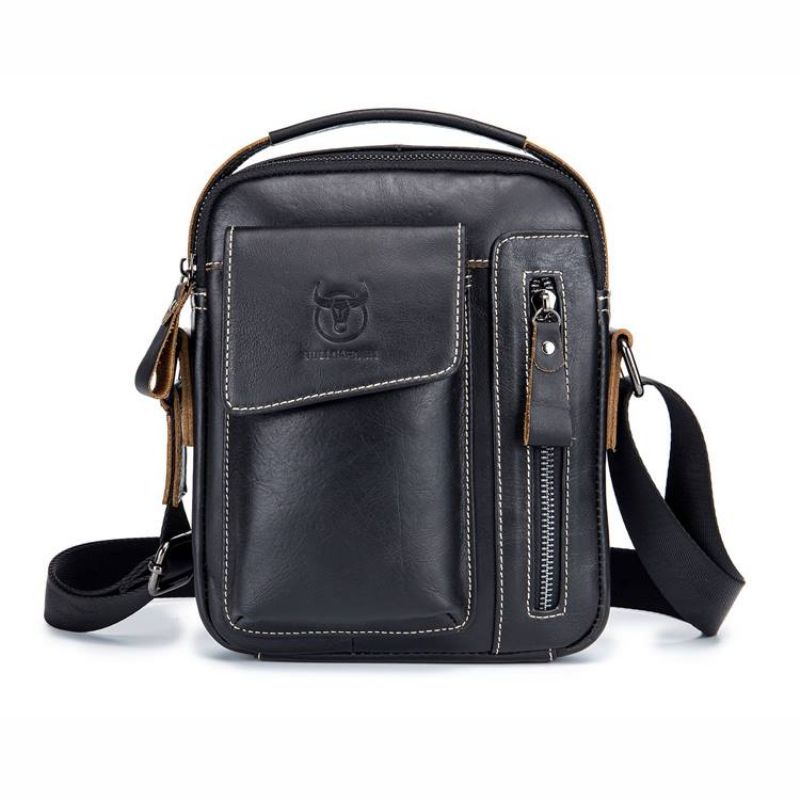 Tavallista Nahkaa European Square Crossbody Laukut