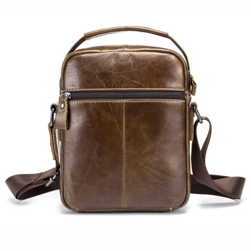 Tavallista Nahkaa European Square Crossbody Laukut