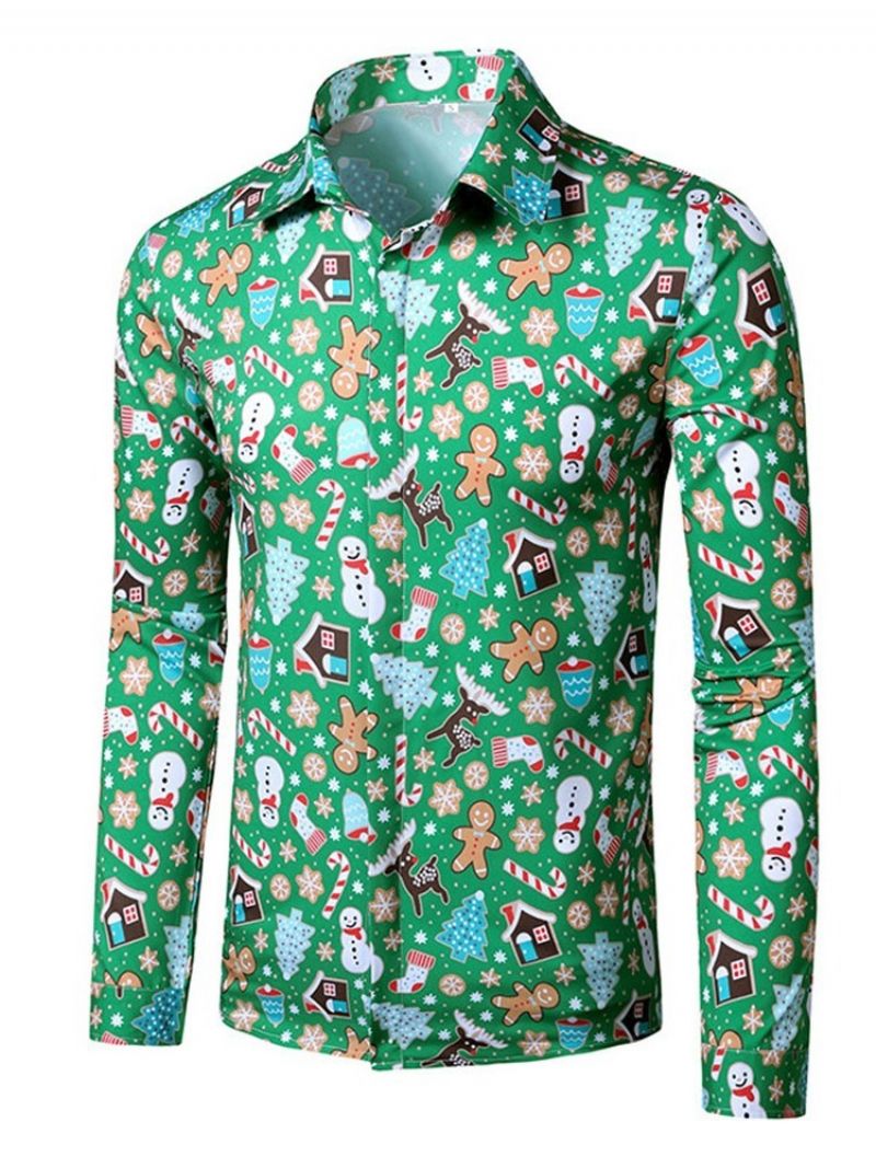 Painatus Kukkakärjessä Slim Spring Shirt