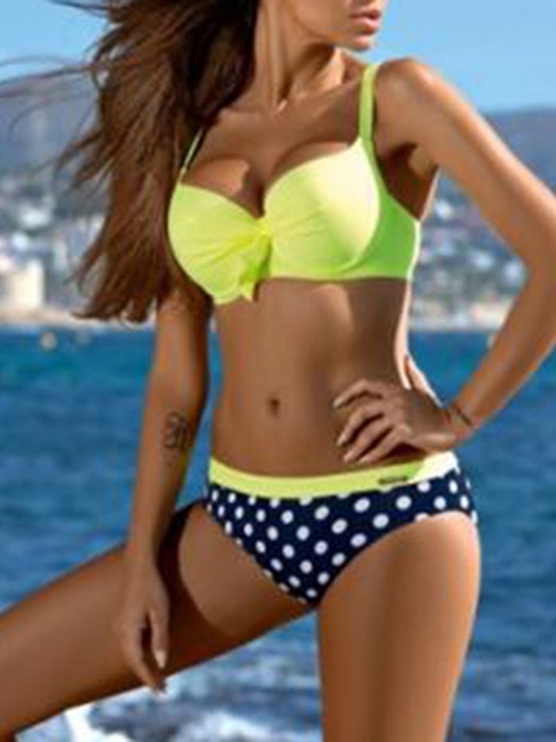 Bikinisetti Polka Dots Sexy Swimwear