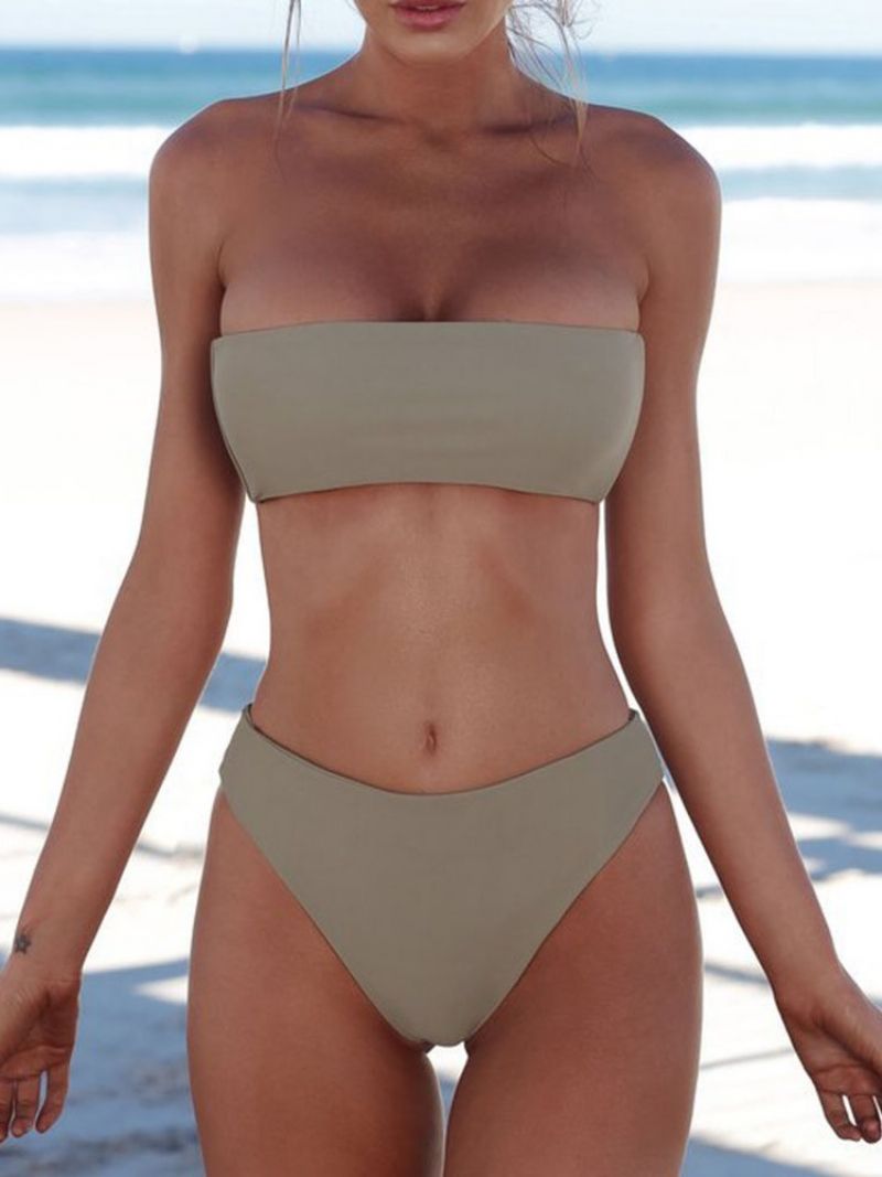 Bikinisetti Sexy Plain Naisten Uimahousut