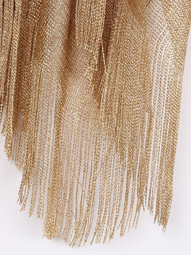 European Plain Tassel Beach Topit