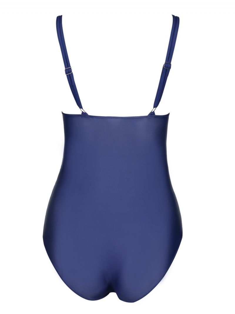 Laskostettu Gradientti Monokini (Saatavana Plus-Koko)