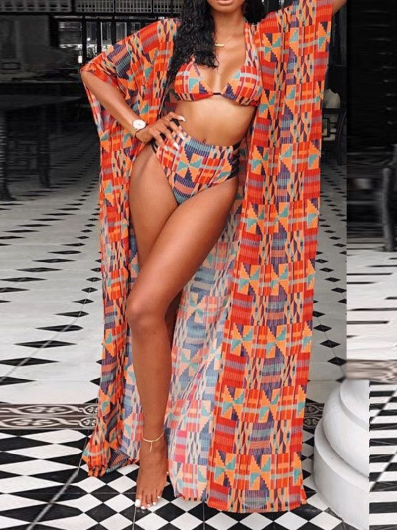 Print Sexy Geometric Swimsuit