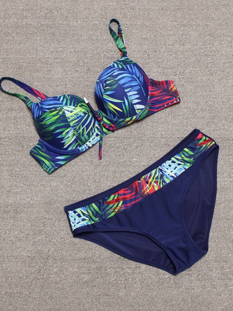 Sexy Floral Biniki Set Print Swimwear