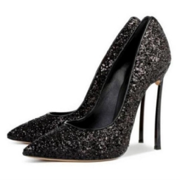 Naisten Kimaltelevat Sequin Stiletto Heel Slip-On Kengät