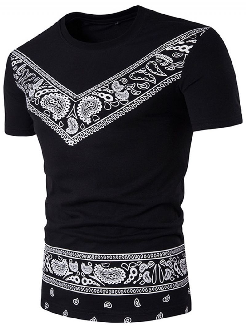 African Muoti Dashiki Crew Neck Miesten T-Paita