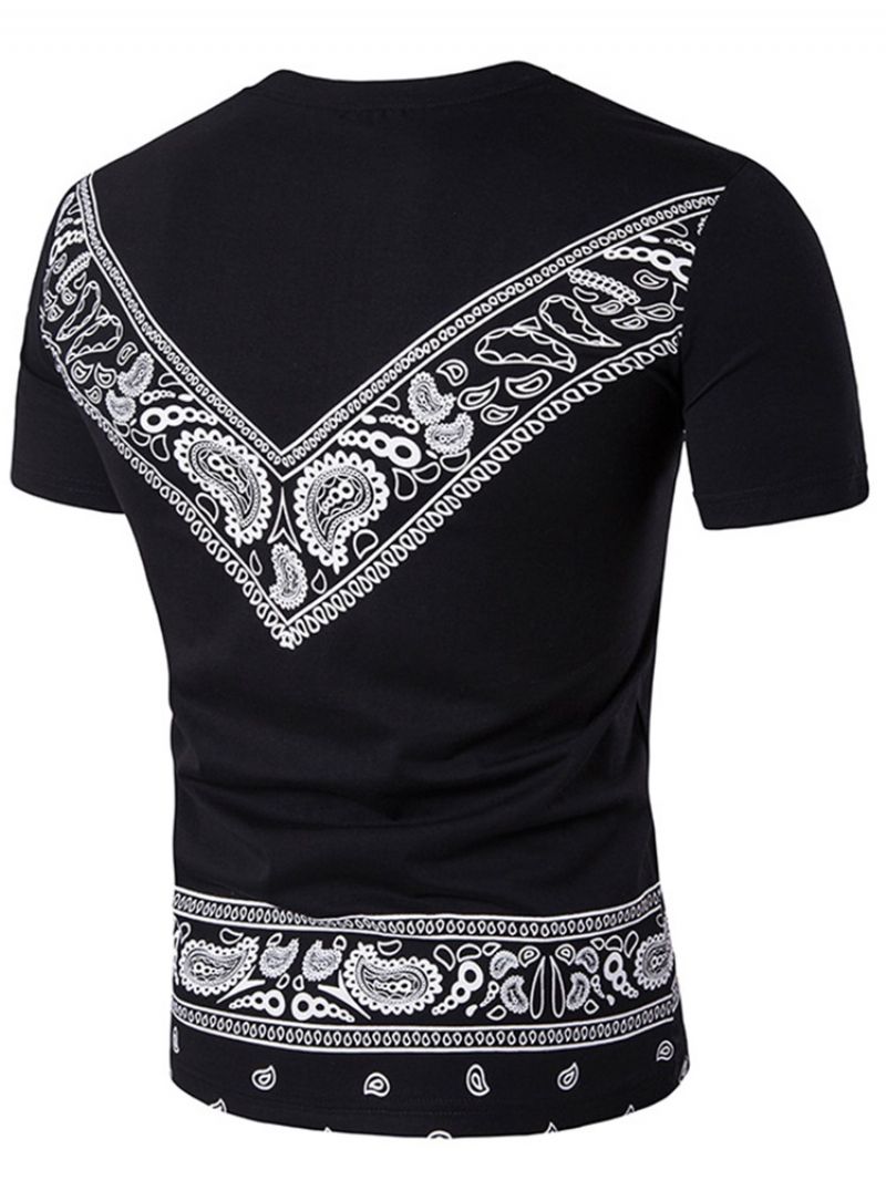 African Muoti Dashiki Crew Neck Miesten T-Paita