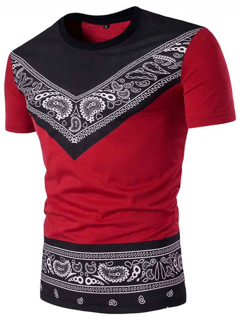 African Muoti Dashiki Crew Neck Miesten T-Paita