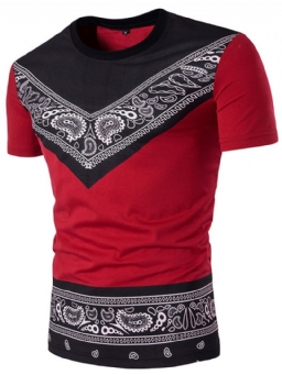 African Muoti Dashiki Crew Neck Miesten T-Paita