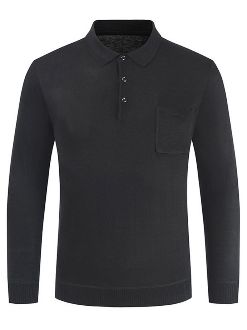 Tavallinen Ol Pocket Slim Pullover T-Paita