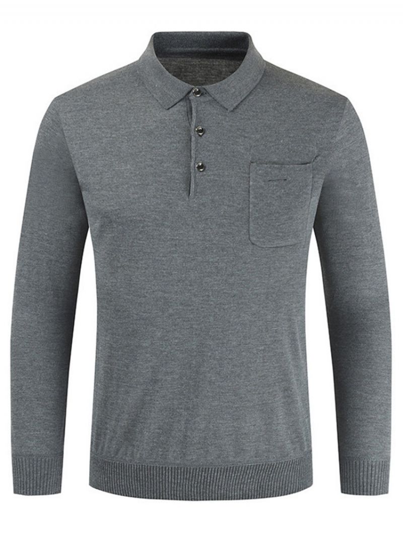 Tavallinen Ol Pocket Slim Pullover T-Paita