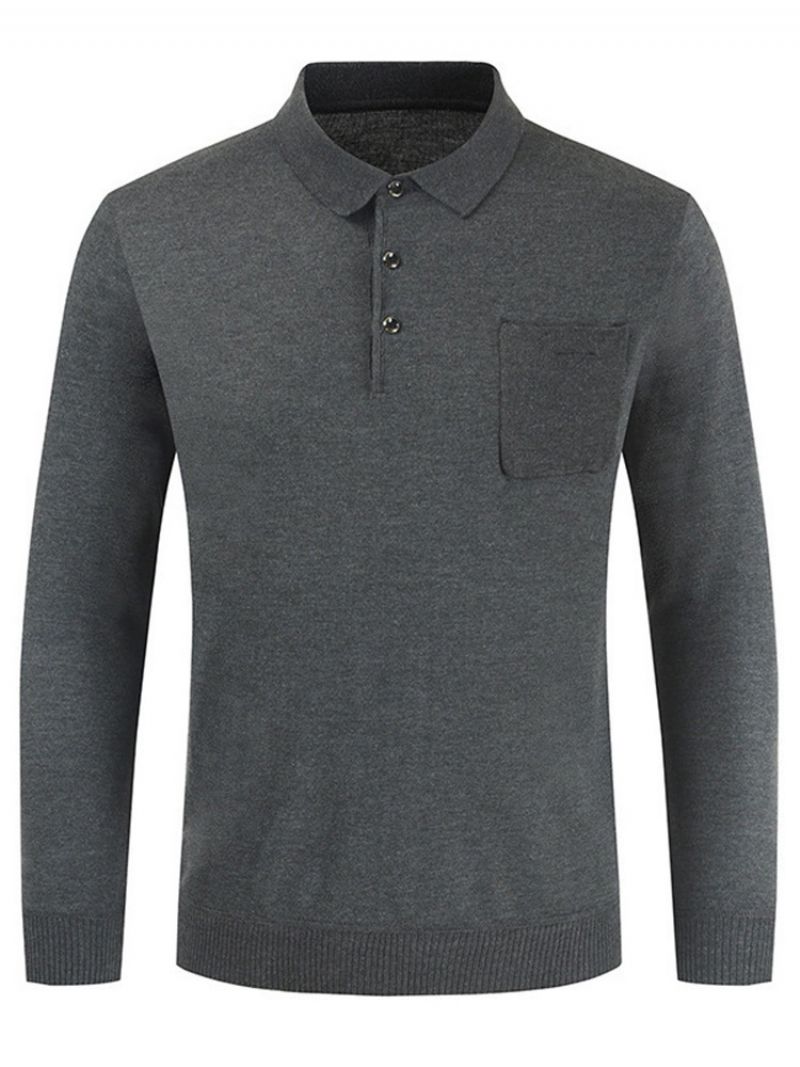 Tavallinen Ol Pocket Slim Pullover T-Paita