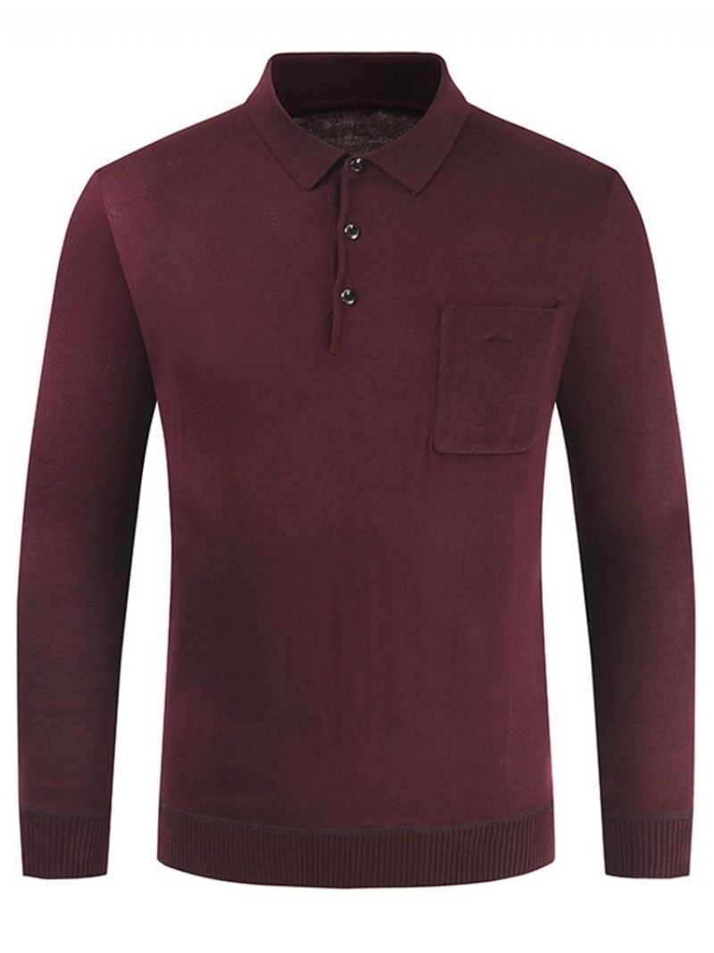 Tavallinen Ol Pocket Slim Pullover T-Paita