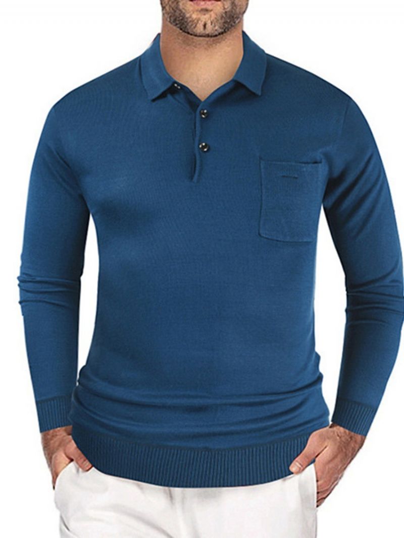 Tavallinen Ol Pocket Slim Pullover T-Paita